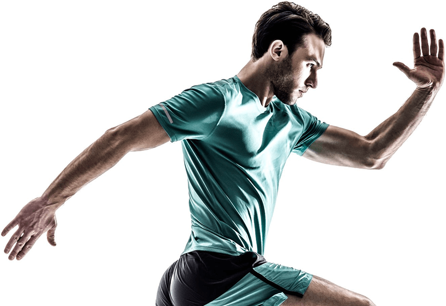 man running